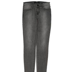 J Brand Jeans Gray Light Wash Skinny Leg Mid Rise Waist Sz 26 #451